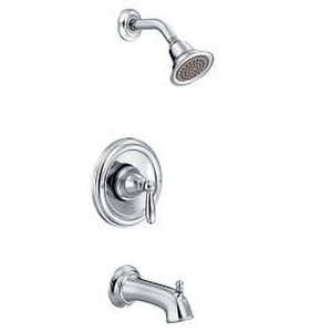 lot 15737 image: Moen T62153 Chrome Posi-Temp(R) tubshower