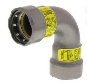 lot 15783 image: 8 Pack Of Viega MegaPress Steel 90-Degree Elbow, 1 Press-Fit