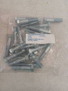 lot 67781 image: Domestic Grade 5 Hex Cap Screws, 58-11x3 Inch