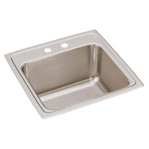 lot 67805 image: 19X19 2 Hole Stainless Steel Sink