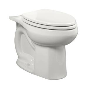 lot 67837 image: American Standard Colony Universal 1.6 GPF Right Height Elongated Toilet Bowl Only in White