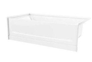 lot 67851 image: Swan Veritek Pro 60x30 Soaker Alcove Bathtub Left Drain White