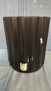 lot 2022 image: Room Essentials Sculpted Round End Table Black