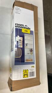 lot 2026 image: Room Essentials 5-Shelf White Bookcase