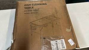 lot 2029 image: Folding Table Fish Cleaning Station Model ZSY4127