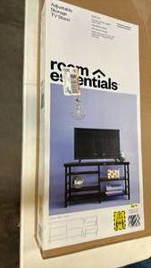 lot 2031 image: Room Essentials Adjustable Storage TV Stand