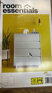 lot 2033 image: Room Essentials Modern 4-Drawer Dresser
