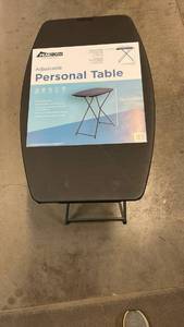 lot 3029 image: Peakform Adjustable Height Personal Folding Table