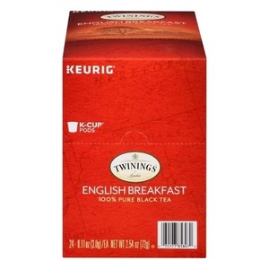 lot 6189 image: Lof of 4- Twinings English Breakfast K-Cup - 24ct. 96 Total BB January 2028