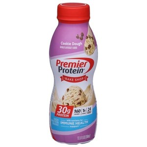 lot 6213 image: Case of 12- Premier Protein Shake, Cookie Dough, 30g Protein, 1g Sugar, 24 Vitamins & Minerals, Nutrients to Support Immune Health 11.5 Fl Oz. BB September 2025