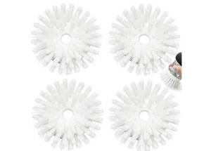 lot 46404 image: Palm Brush Refills for OXO Soap Dispensing Dish Brush - 4 Pack Cleaning Replacement Brush Head for OXO Palm Brush(White) - Retail $10
