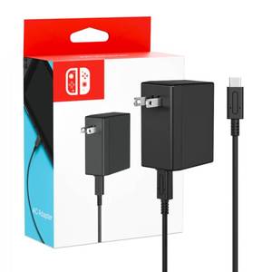 lot 46428 image: Charger for Nintendo Switch, 45W AC Adapter Fast Charging with 5ft Detachable USB C Cable, Compatible with SwitchOLEDLite, Steam Deck, Support TV Mode, Original Quality - Retail $15