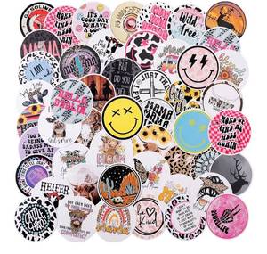 lot 46500 image: 3inch 100pcs Car Freshies Cardstock Cutouts Round for Circles Silicone Molds & Aroma Beads Accessories Supplies, Mama, Western, Quote, Cow, Smile - Retail $15