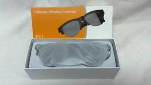 lot 65 image: F-01 Smart Glasses Wireless Bluetooth Headset