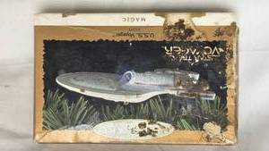 lot 68 image: Hallmark Keepsake Star Trek Voyager U.S.S. Voyager NCC-74656 Magic Light Ornament 1996