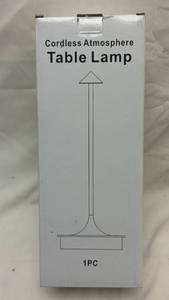 lot 77 image: Cordless Atmosphere LED Table Lamp with USB Charging