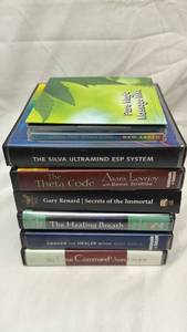 lot 80 image: Lot of 8 Self-Help & Meditation Audio CD Sets