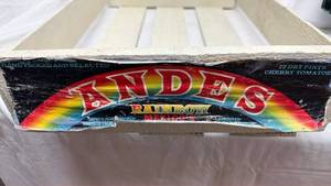 lot 112 image: White Painted Wooden Slatted Crate Box