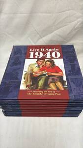 lot 129 image: Good Old Days Live It Again 1940-1949 10-Volume Hardcover Book Set
