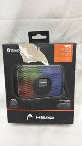 lot 130 image: HEAD TWS Bluetooth Wireless Speaker with RGB LED Lighting
