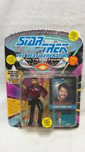 lot 138 image: Star Trek The Next Generation Commander William T. Riker Action Figure by Playmates
