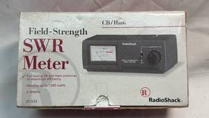 lot 143 image: RadioShack Field Strength SWR Meter Cat No. 21-533
