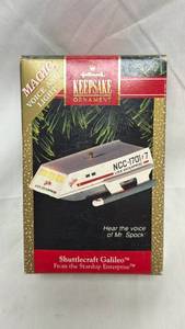 lot 218 image: Hallmark Keepsake Magic Ornament Star Trek Shuttlecraft Galileo NCC-17017