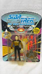 lot 224 image: Star Trek The Next Generation Lieutenant Commander Data Action Figure by Playmates