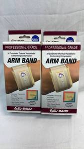 lot 238 image: Gel-Band Professional Grade Compression Arm Band - Lot of 2