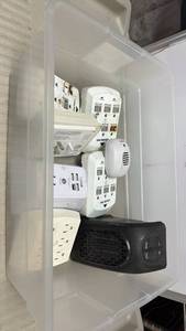 lot 14 image: Mixed Lot of Electrical Outlets and a Portable Heater