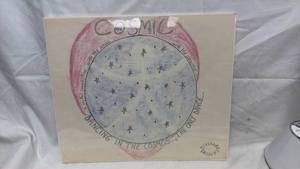 lot 33 image: Cosmic Dancing in the Cosmos Crayon Art Print on Board