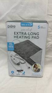 lot 42 image: Pure Enrichment Pure Relief Extra-Long Heating Pad XL 12x24 Inch