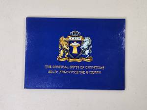 lot 83 image: TBN Trinity Broadcasting Network Original Gifts of Christmas Gold Frankincense and Myrrh Set