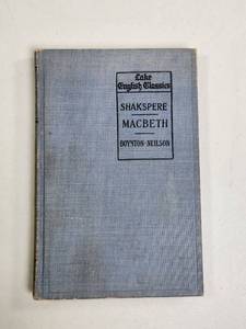 lot 97 image: Shakespeares Macbeth - The Lake English Classics, 1898 Edition
