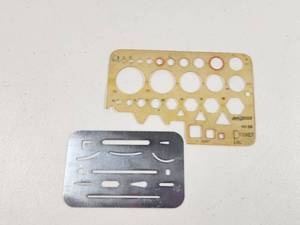 lot 142 image: RapiDesign No. 50 Pocket Pal Geometric Template with Metal Drafting Stencil