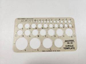 lot 143 image: RapiDesign No. 40 Circle Template