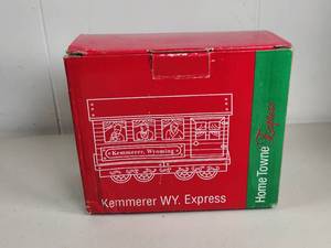 lot 196 image: JCPenney Home Towne Express 1998 Edition Kemmerer WY Express Train Car