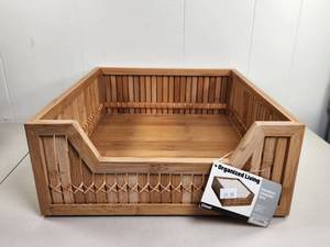 lot 208 image: Organized Living Bamboo Sweater Box
