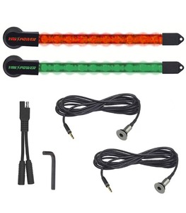 lot 170 image: Yak-Power 2-Piece LED Kayak Lights Kit - RedGreen 10 Retails $87