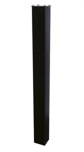 lot 79 image: Mail Boss 7121, Black in- In-Ground Mounting Post, 43 x 4 x 4 inches, for Use with Mailbox,  Home & Garage Storage, Stackable Design