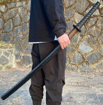Katana Sword - High Toughness Polypropylene Blade, Performing & Training, - Carry Bag & Display