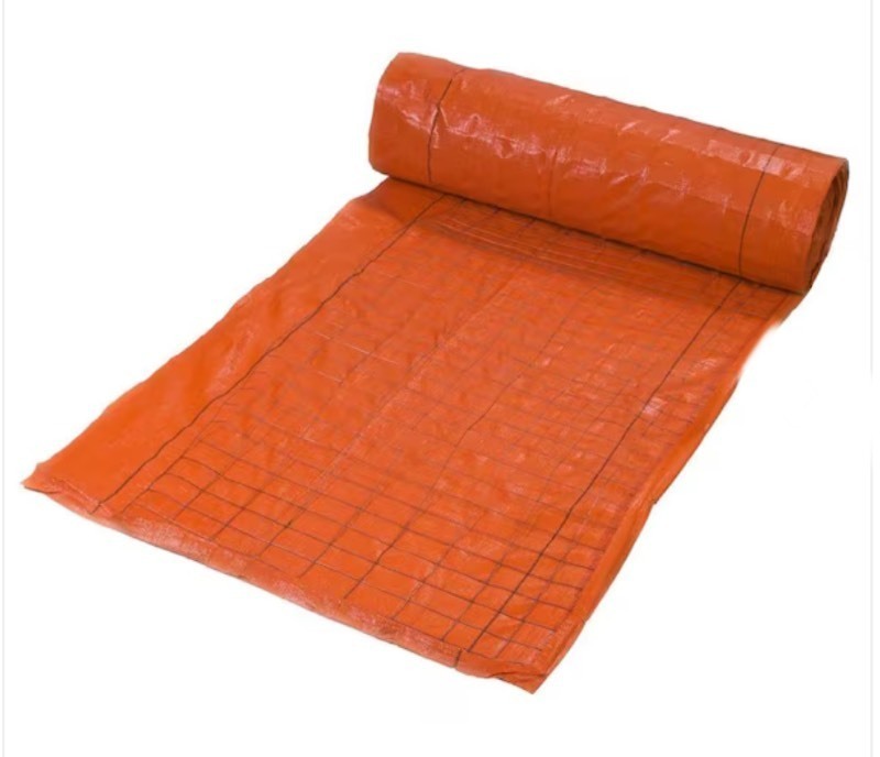 lot 183 image: 4 ft. x 100 ft. Orange Wire Backed Silt Fence Retails $109