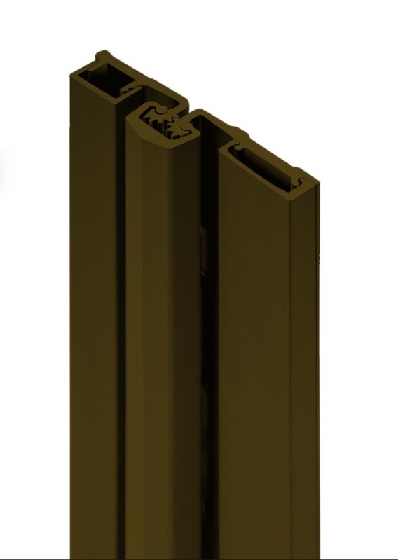 lot 77 image: SELECT HEAVY DUTY UP TO 300LB DOOR FULL SURFACE GEARED CONTINUOUS HINGE 83 DARK BRONZE - SL57BR HD300 83 Retails $274