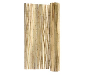 lot 33 image: VEVOR Natural Rolled Bamboo Fence, Eco-Friendly Privacy Screen - 6 ft H x 8 ft L x 0.75 in D, Decorative for Garden, Backyard, Balcony, Patio, Pool Side Retails $111