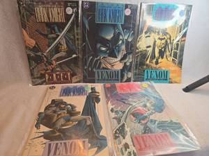 lot 1003 image: Batman Legends of the Dark Knight Comic Lot - Prey &amp Venom Story Arcs - 5 ct