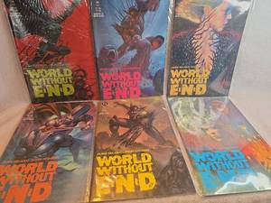 lot 1006 image: DC Comics World Without End Complete 6-Issue Series by Jamie Delano &amp John Higgins - 6 ct
