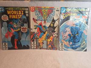lot 1007 image: DC Worlds Finest Comics Lot - Issues #283, #284 &amp #288 - 3 ct