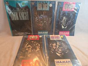 lot 1008 image: Batman Legends of the Dark Knight #1-4 Shaman Arc DC Comics Set - 5 ct