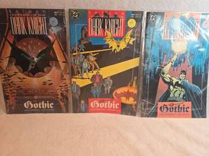 lot 1009 image: Batman Legends of the Dark Knight Gothic Arc Issues #6, #7, and #9 DC Comics 1990 - 3 ct