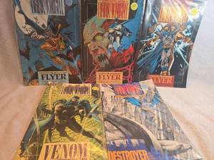 lot 1012 image: Batman Legends of the Dark Knight Comic Lot - Flyer &amp Destroyer Story Arcs (Issues #24-27  Venom) - 5 ct
